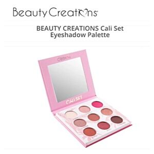 NEW CALI SET 9 EYESHADOW PALETTE by Beauty Creations & Boxycharm COOL BURGUNDIES
